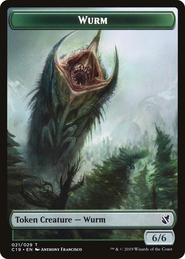 Image of Wurm (TC19-021) - Commander 2019 Tokens