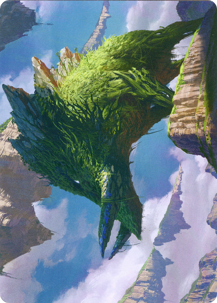 Image of Yasharn, Implacable Earth // Yasharn, Implacable Earth (AZNR-081) - Zendikar Rising Art Series (Borderless) Foil