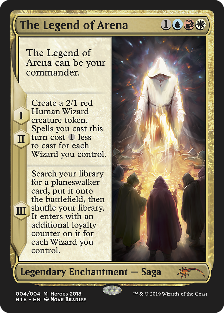 Image of The Legend of Arena (HTR18-04†) - 2018 Heroes of the Realm