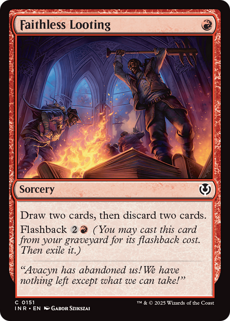 Image of Faithless Looting (INR-151) - Innistrad Remastered