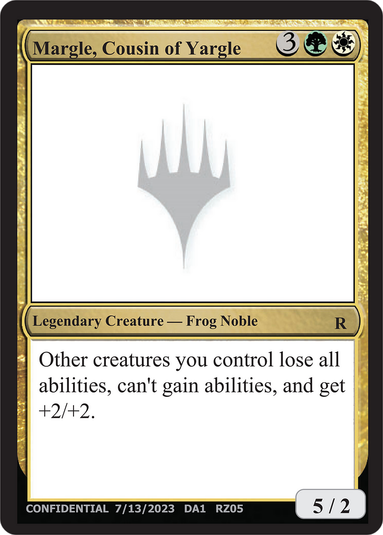 Image of Margle, Cousin of Yargle (UNK-RZ05B) - Unknown Event