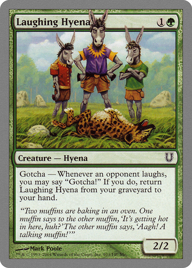 Image of Laughing Hyena (UNH-103) - Unhinged
