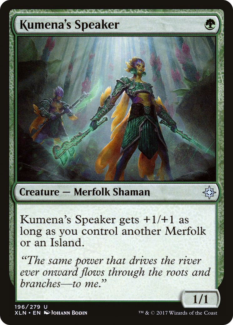 Image of Kumena's Speaker (XLN-196) - Ixalan Foil