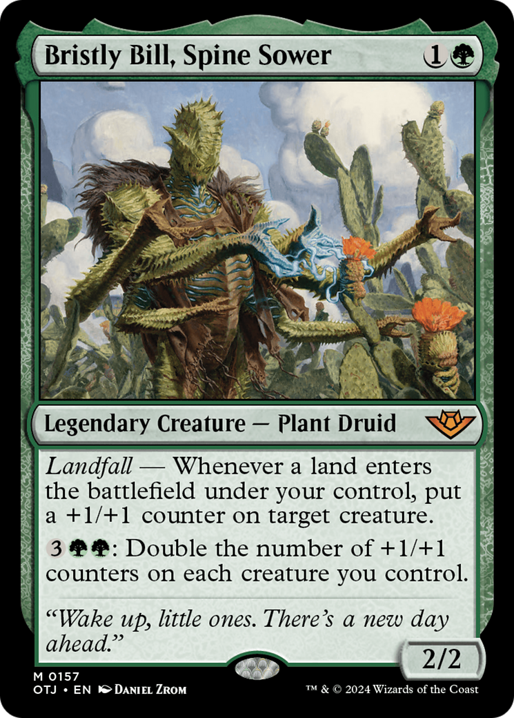 Image of Bristly Bill, Spine Sower (OTJ-157) - Outlaws of Thunder Junction