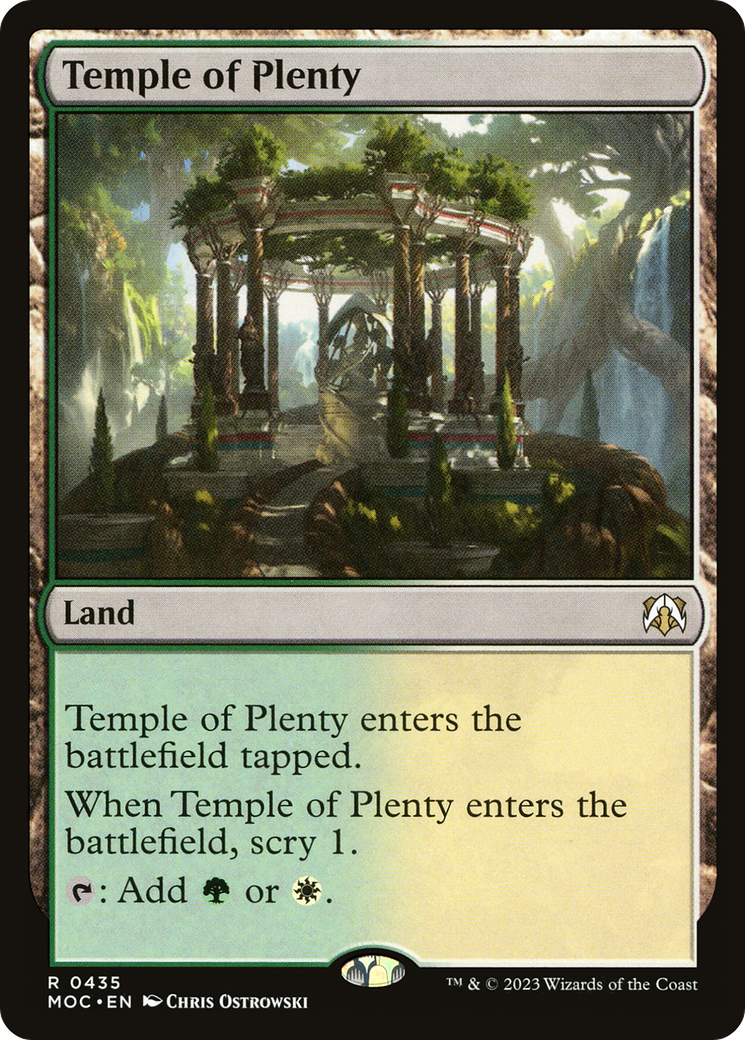 Image of Temple of Plenty (MOC-435) - March of the Machine Commander