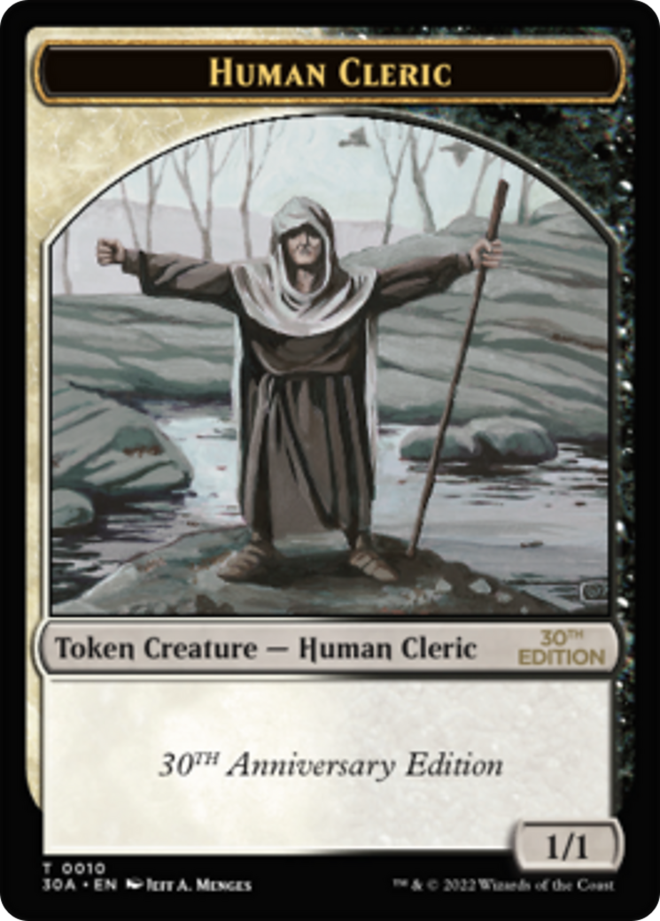 Image of Human Cleric Token (30A-010) - 30th Anniversary Tokens