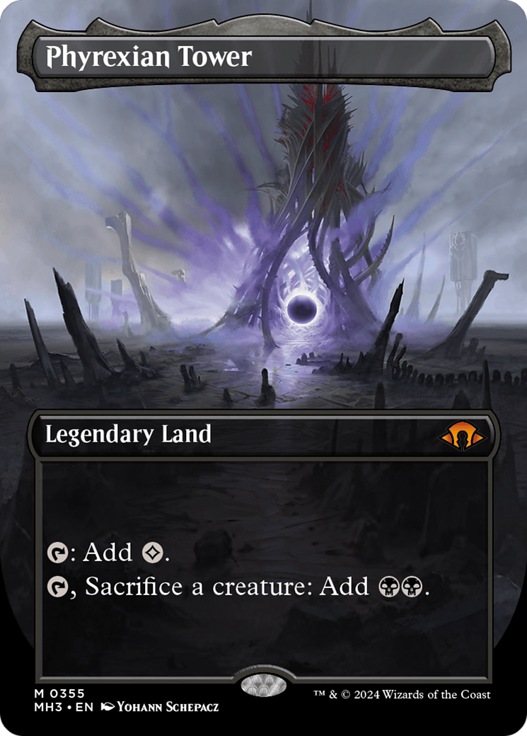 Image of Phyrexian Tower (Borderless) (MH3-355) - Modern Horizons 3 (Borderless)