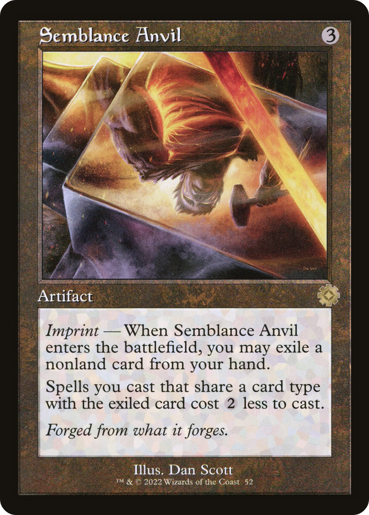 Image of Semblance Anvil (BRR-052) - The Brothers' War Retro Artifacts Foil