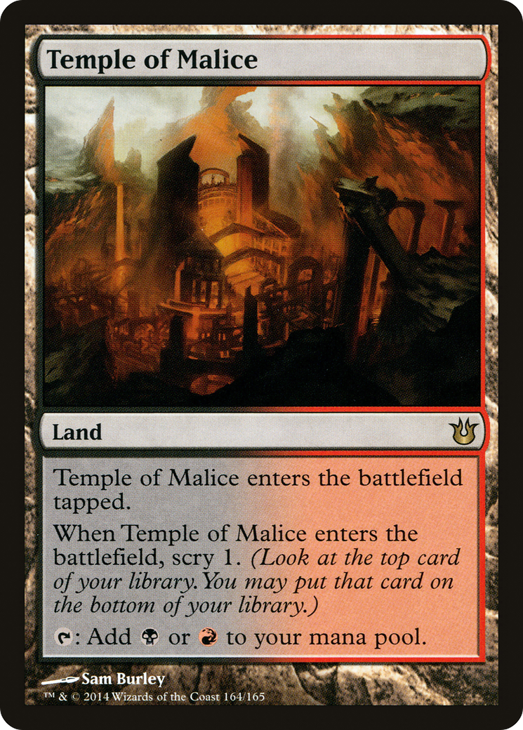 Image of Temple of Malice (BNG-164) - Born of the Gods Foil