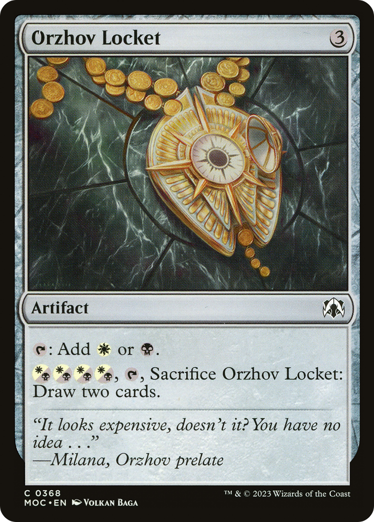 Image of Orzhov Locket (MOC-368) - March of the Machine Commander