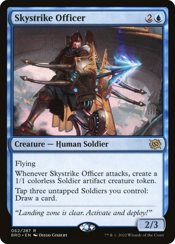 Image of Skystrike Officer (PPBRO-062) - The Brothers' War Promos Foil