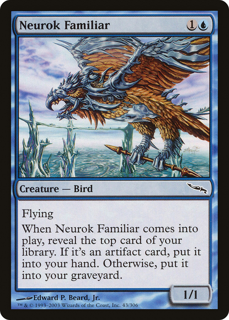 Image of Neurok Familiar (MRD-043) - Mirrodin