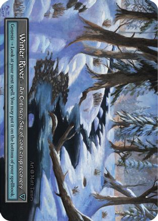 Image of Winter River (Foil) (Box Topper)  - Alpha Foil