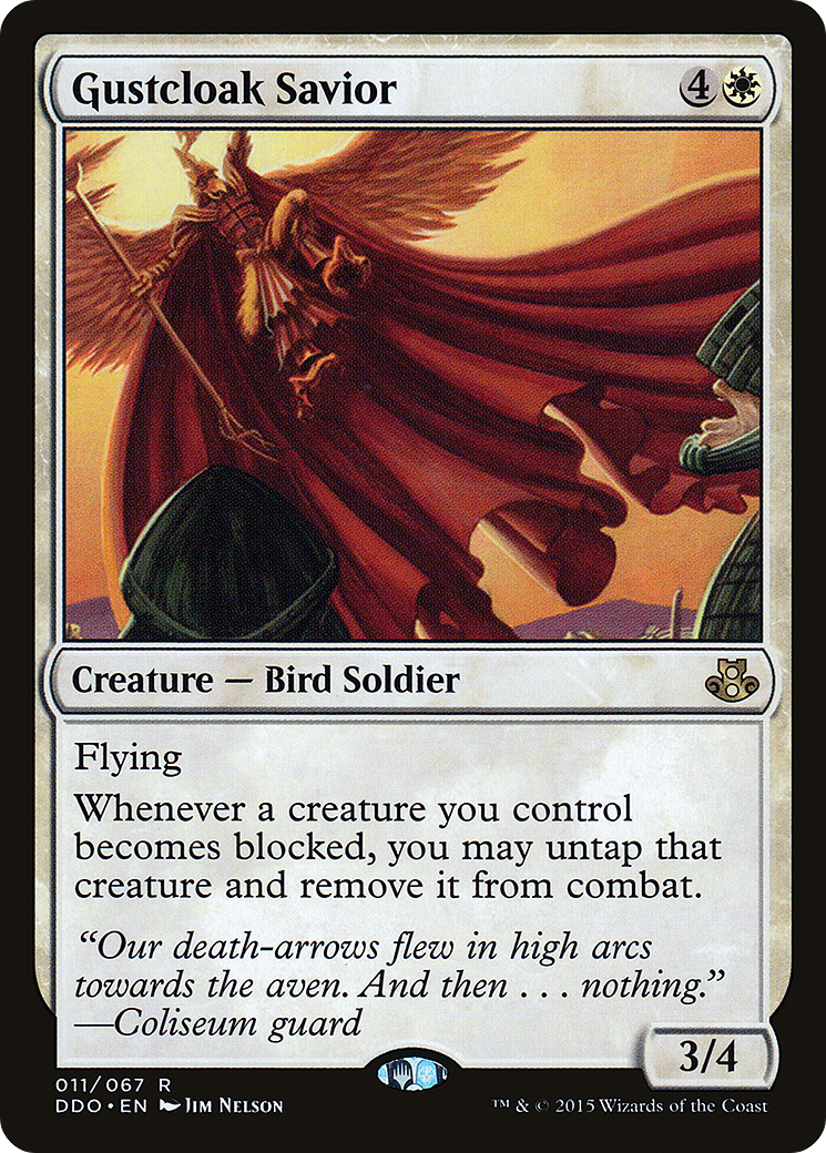 Image of Gustcloak Savior (DDO-011) - Duel Decks: Elspeth vs. Kiora