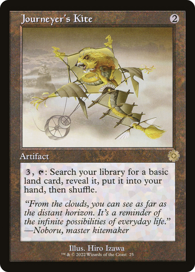 Image of Journeyer's Kite (BRR-025) - The Brothers' War Retro Artifacts Foil