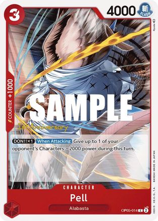 Image of Pell (OP05-014) - Awakening of the New Era: 1st Anniversary Tournament Cards