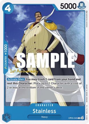 Image of Stainless (OP05-045) - Awakening of the New Era: 1st Anniversary Tournament Cards