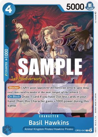 Image of Basil Hawkins (OP05-047) - Awakening of the New Era: 1st Anniversary Tournament Cards