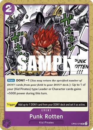 Image of Punk Rotten (OP05-078) - Awakening of the New Era: 1st Anniversary Tournament Cards