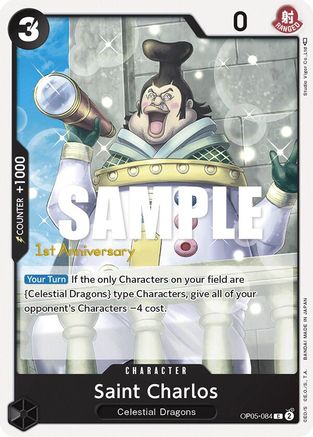 Image of Saint Charlos (OP05-084) - Awakening of the New Era: 1st Anniversary Tournament Cards