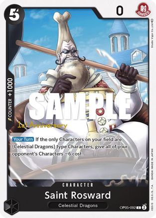 Image of Saint Rosward (OP05-092) - Awakening of the New Era: 1st Anniversary Tournament Cards