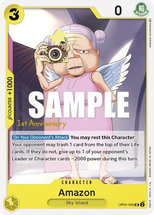 Image of Amazon (OP05-099) - Awakening of the New Era: 1st Anniversary Tournament Cards