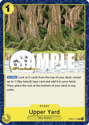 Image of Upper Yard (OP05-117) - Awakening of the New Era: 1st Anniversary Tournament Cards