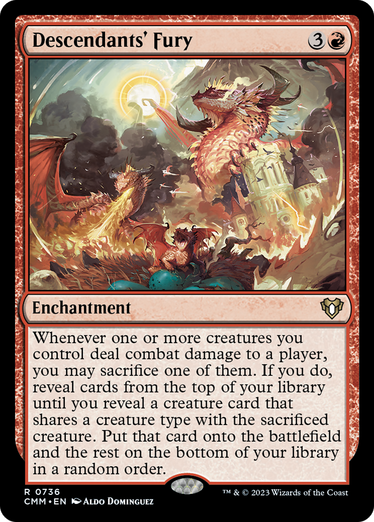 Image of Descendants' Fury (CMM-736) - Commander Masters