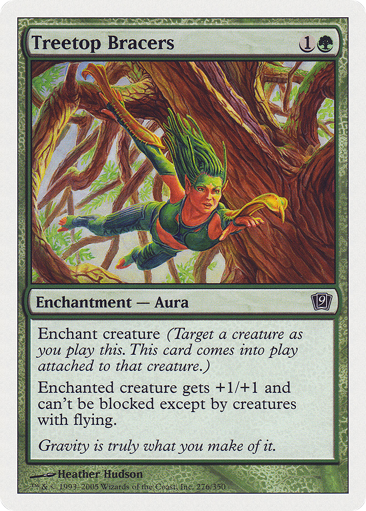 Image of Treetop Bracers (9ED-276) - 9th Edition Foil