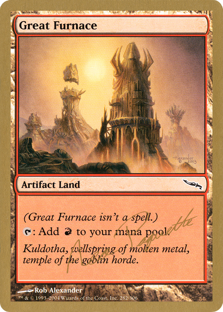 Image of Great Furnace - 2004 Aeo Paquette (MRD) (WCD-) - World Championship Decks 2004