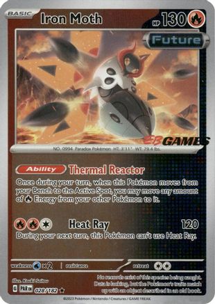 Image of Iron Moth 028/182  - Holofoil Miscellaneous Cards & Products - Promo