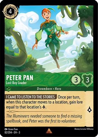 Image of Peter Pan - Lost Boy Leader (82/204) - Into the Inklands Cold Foil