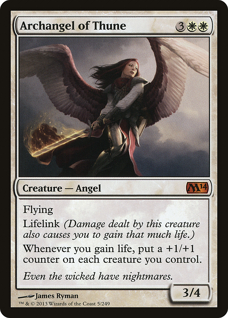 Image of Archangel of Thune (M14-005) - Magic 2014