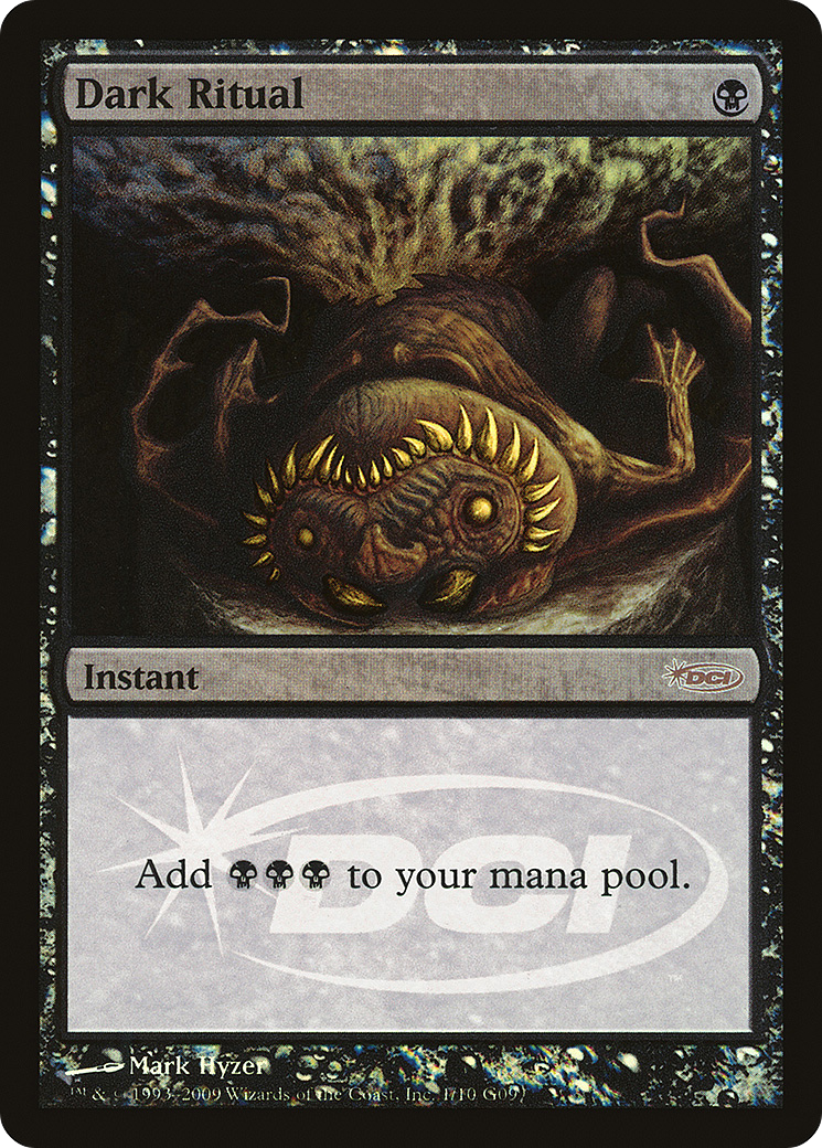 Image of Dark Ritual (JDG-001) - Judge Gift Cards 2009 Foil