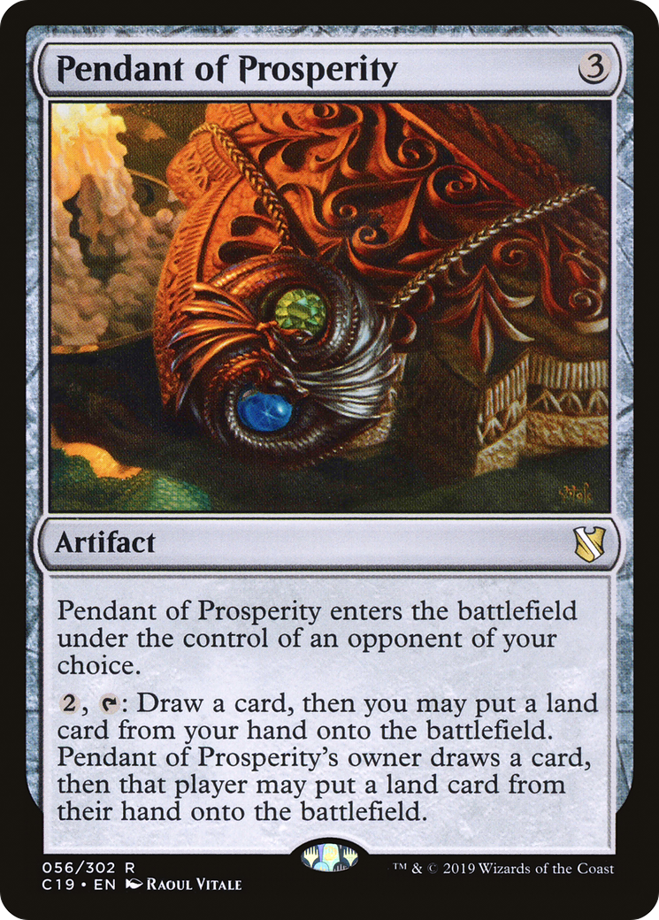 Image of Pendant of Prosperity (C19-056) - Commander 2019