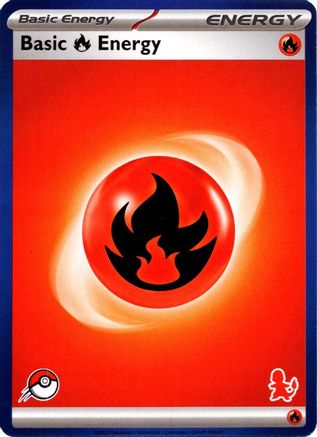 Image of Basic Fire Energy (Blue Border)  My First Battle - Unconfirmed