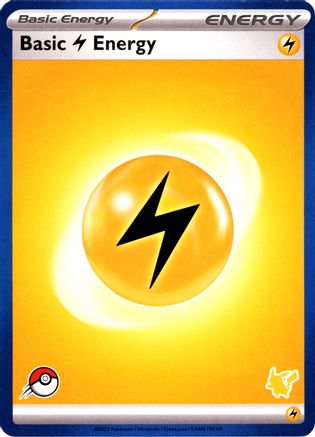 Image of Basic Lightning Energy (Blue Border)  My First Battle - Unconfirmed