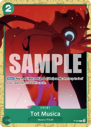 Image of Tot Musica (Starter Deck 11: Uta Deck Battle) (P-060) - One Piece Promotion Cards