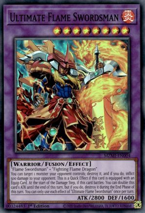 Image of Ultimate Flame Swordsman (MZMI-EN004) - Maze of Millennia 1st Edition