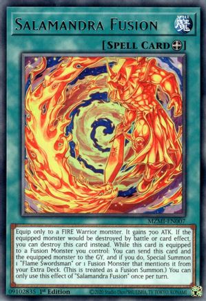 Image of Salamandra Fusion (MZMI-EN007) - Maze of Millennia 1st Edition