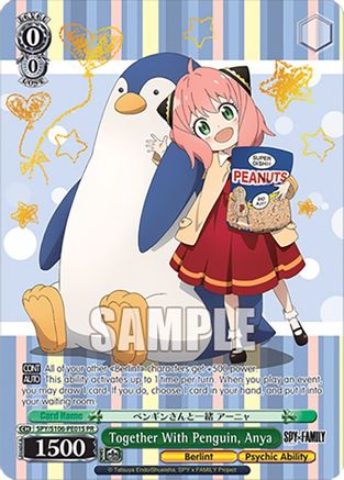 Image of Together With Penguin, Anya (Foil) (SPY/S106-PE01S PR) - SPY x FAMILY