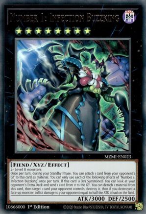 Image of Number 1: Infection Buzzking (MZMI-EN023) - Maze of Millennia 1st Edition