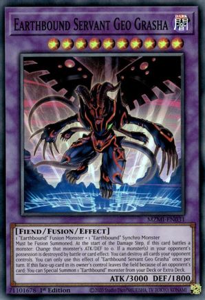 Image of Earthbound Servant Geo Grasha (MZMI-EN031) - Maze of Millennia 1st Edition