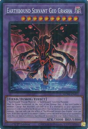 Image of Earthbound Servant Geo Grasha (CR) (MZMI-EN031) - Maze of Millennia 1st Edition