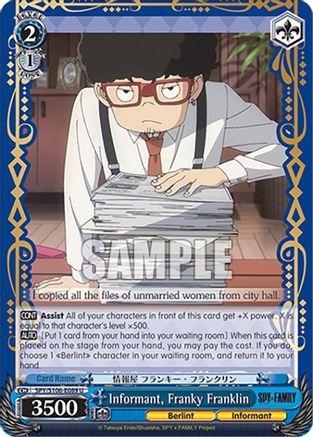 Image of Informant, Franky Franklin (SPY/S106-E089 U) - SPY x FAMILY