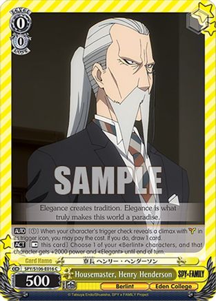 Image of Housemaster, Henry Henderson (SPY/S106-E016 C) - SPY x FAMILY