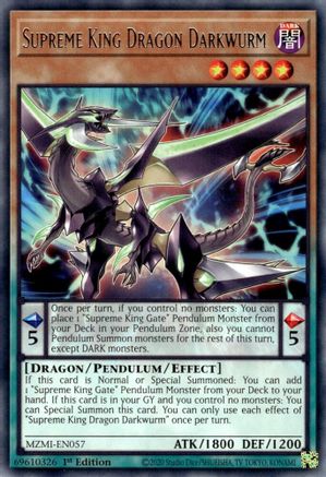 Image of Supreme King Dragon Darkwurm (MZMI-EN057) - Maze of Millennia 1st Edition