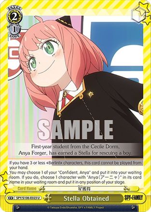 Image of Stella Obtained (SPY/S106-E023 U) - SPY x FAMILY