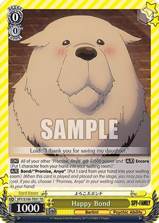 Image of Happy Bond (SPY/S106-TE01 TD) - SPY x FAMILY