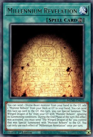 Image of Millennium Revelation (MZMI-EN070) - Maze of Millennia 1st Edition